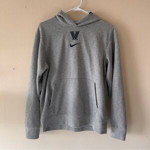 Nike Gray Villanova Pullover Hoodie with Navy Logo